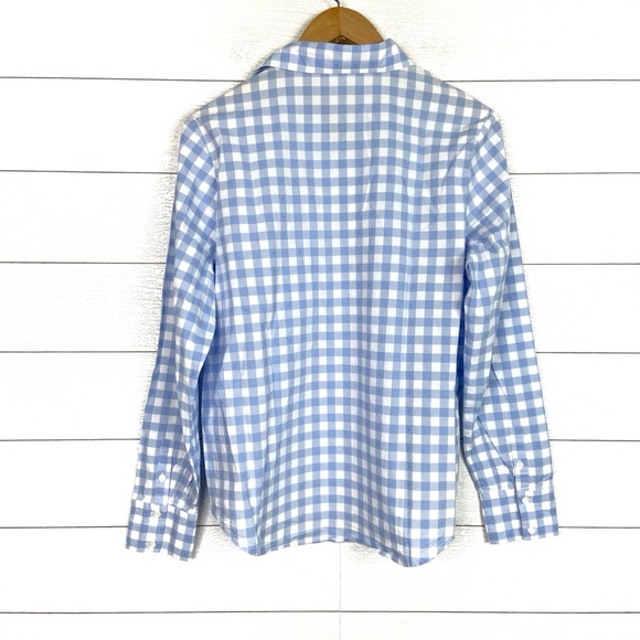 Hill House Blue Gingham Check Shirt Cotton Relaxed Fit James Button Down Classic - Picture 2 of 4